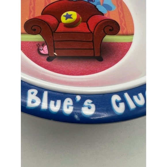 Eden Blue's Clues Melamine Bowl Y2K Nick Jr Vtg - Picture 3 of 7